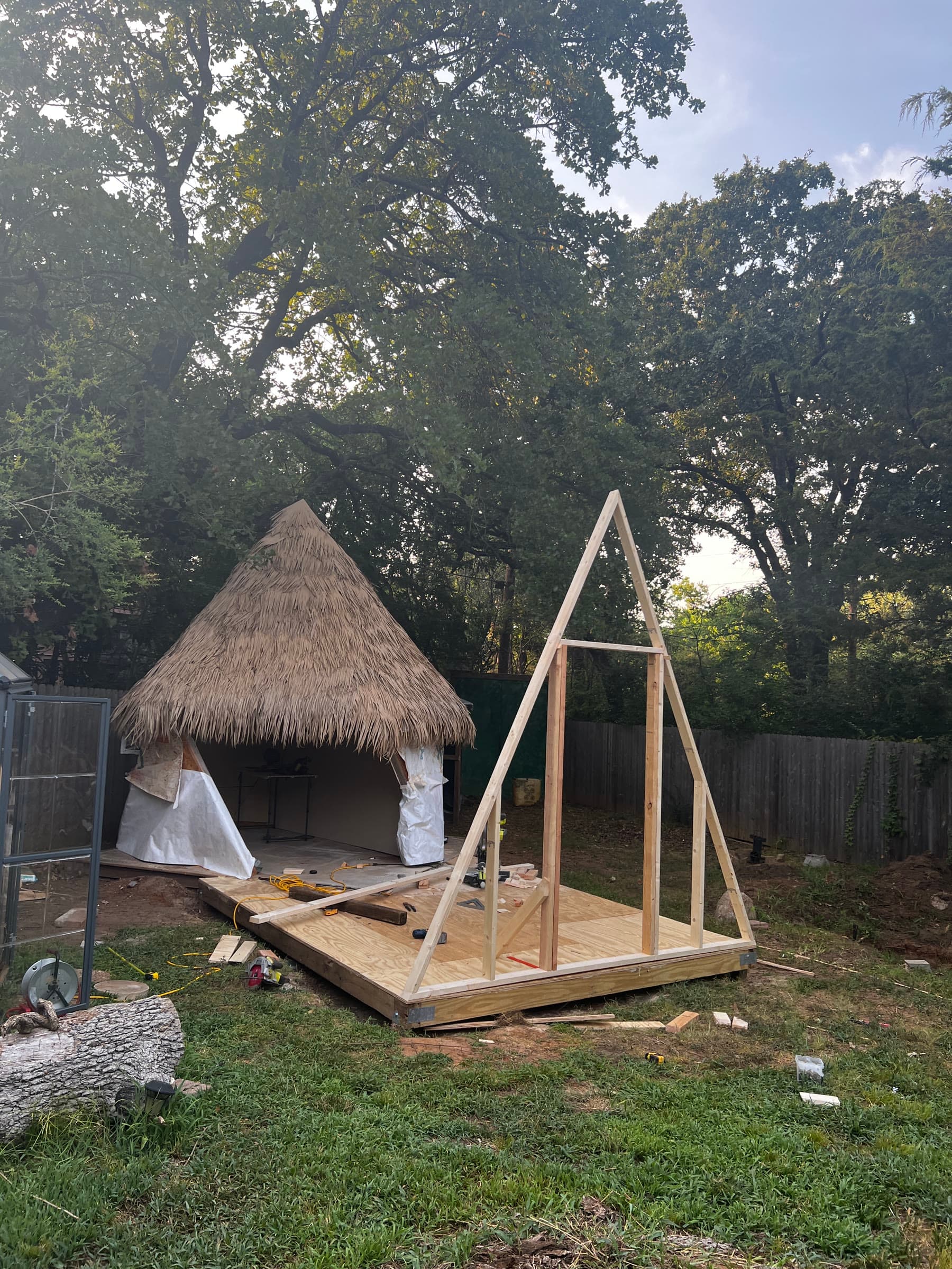 Framing additions during the build